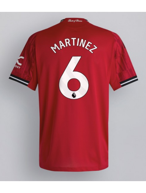 Manchester United Lisandro Martinez #6 Heimtrikot 2025-26 Kurzarm Manchester United Lisandro Martinez #6 Heimtrikot 2025-26 Kurzarm